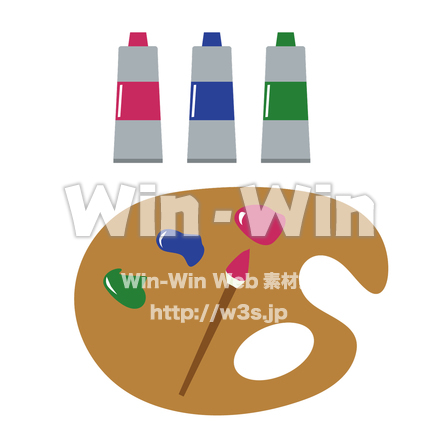 絵具のCG・イラスト素材 W-028230