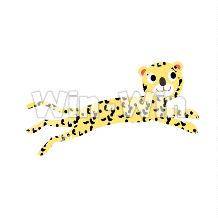 チーターのCG・イラスト素材 W-029178