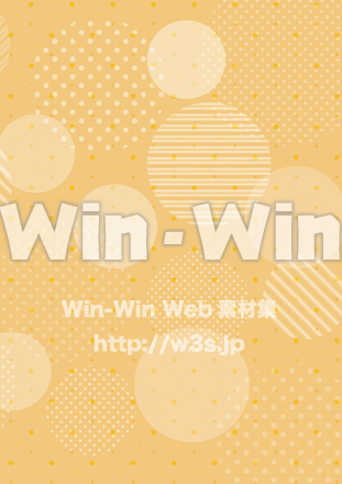 ポップ背景黄色のCG・イラスト素材 W-028691