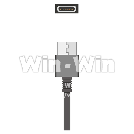 USB Type-CのCG・イラスト素材 W-029032