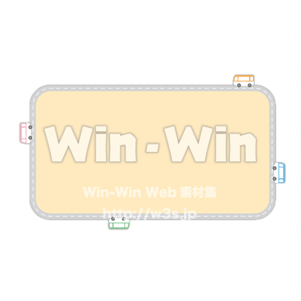 バスルートのCG・イラスト素材 W-029452