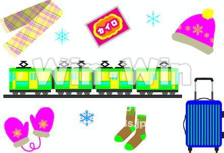 冬のおでかけのCG・イラスト素材 W-029158