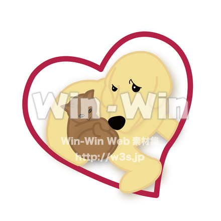 「わんわんのかい」マスコットキャラクターのCG・イラスト素材 W-028847