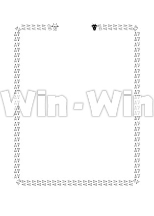 パターンブラシ_ヤギさんのCG・イラスト素材 W-029422