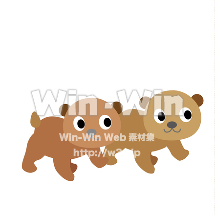 くまのCG・イラスト素材 W-029176