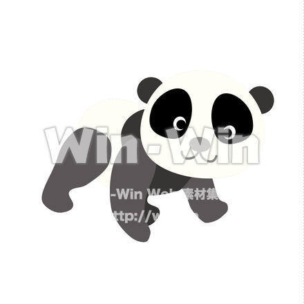 パンダのCG・イラスト素材 W-029185