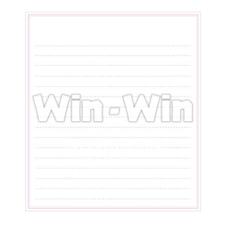 レポート用紙のCG・イラスト素材 W-028031