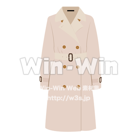 トレンチコートのCG・イラスト素材 W-028275