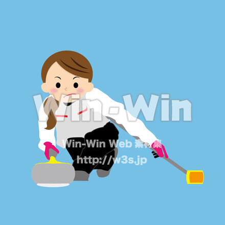 カーリングのCG・イラスト素材 W-028732