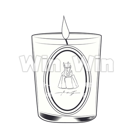 キャンドルのCG・イラスト素材 W-028824