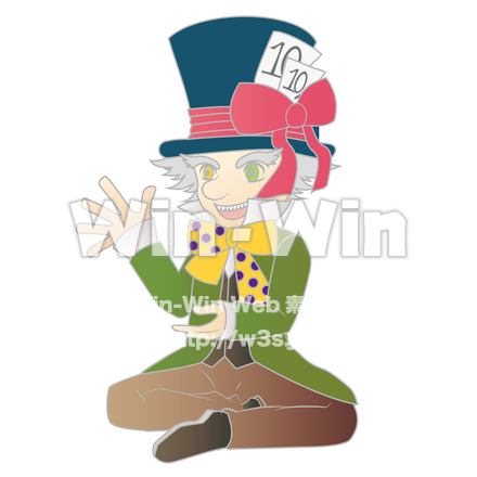 帽子屋のCG・イラスト素材 W-028003