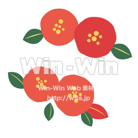 椿のCG・イラスト素材 W-029534