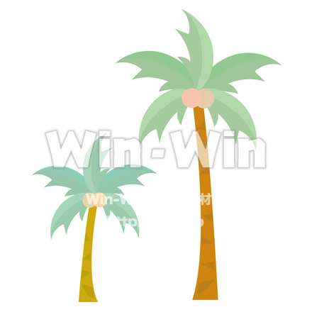 ヤシの木のCG・イラスト素材 W-029475