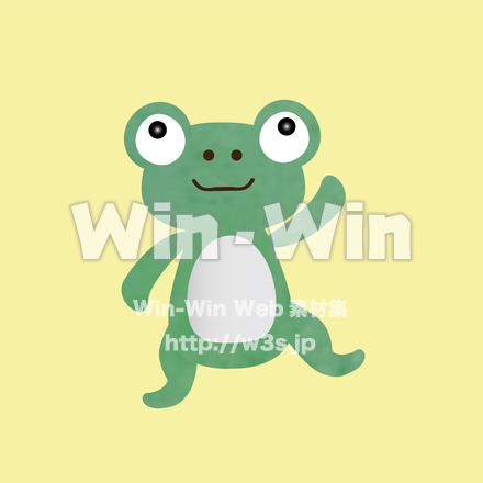 カエルのCG・イラスト素材 W-029735