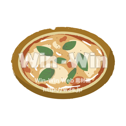 ピザのCG・イラスト素材 W-029974