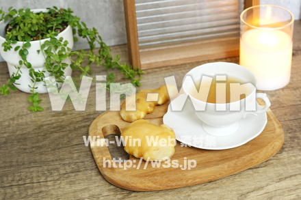 ジンジャーティーの写真素材 W-029929