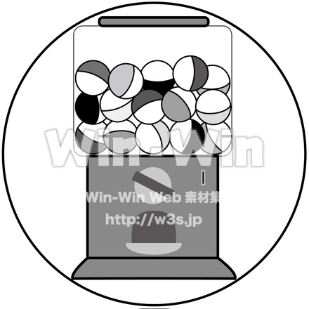 ガチャガチャのCG・イラスト素材 W-029845