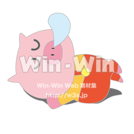 さんびきのこぶたの1番目のCG・イラスト素材 W-028054