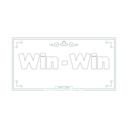 エレガントなフレーム２のCG・イラスト素材 W-029665