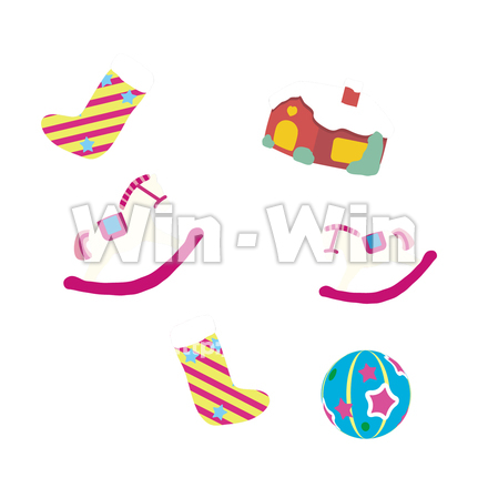 クリスマス飾りのCG・イラスト素材 W-029230