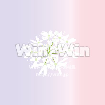 花うどのCG・イラスト素材 W-029489