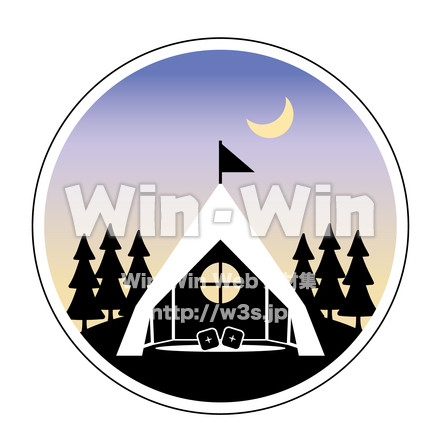 グランピングのCG・イラスト素材 W-028070