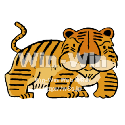 干支　寅のCG・イラスト素材 W-028519