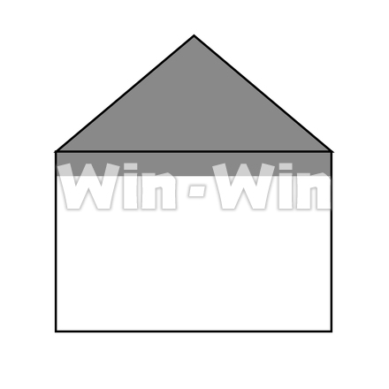 狼と７匹の子やぎカレンダー用　boxのシルエット素材 W-029424