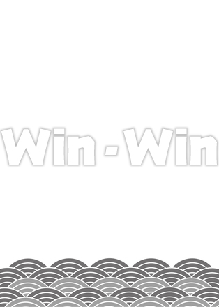 青海波の背景のシルエット素材 W-029764