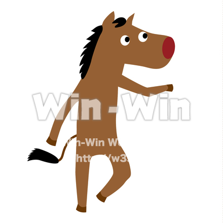 うまのCG・イラスト素材 W-029182