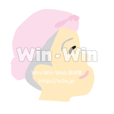おばあさんのCG・イラスト素材 W-028083
