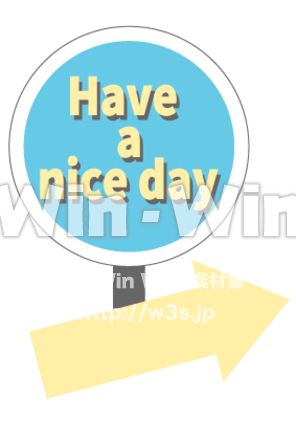 ガーデンピック（プラ板用）標識のCG・イラスト素材 W-029639