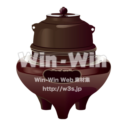 茶道具のCG・イラスト素材 W-029813