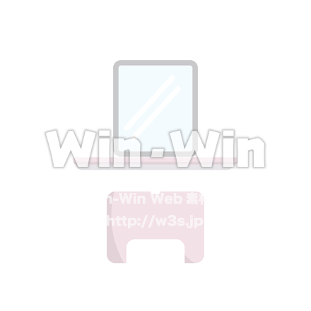 バスミラー&チェアのCG・イラスト素材 W-029940