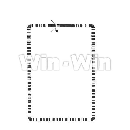 マフラーのシルエット素材 W-028485