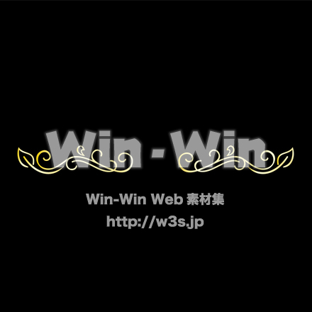 飾り罫のCG・イラスト素材 W-029741