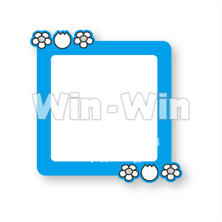 フレームのCG・イラスト素材 W-029554