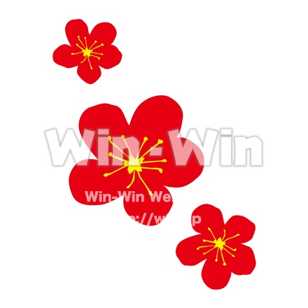 梅の花のCG・イラスト素材 W-028700