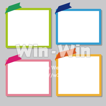 フレームのCG・イラスト素材 W-029931