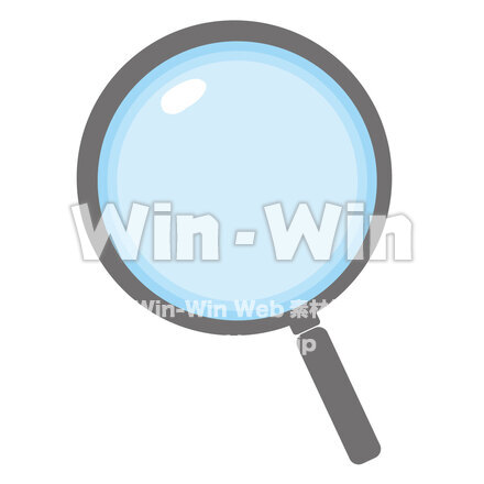 虫眼鏡のCG・イラスト素材 W-029725