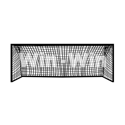 サッカーゴールのシルエット素材 W-028357