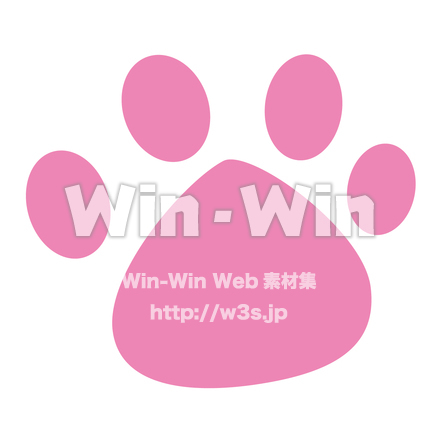 とらのあしあとのCG・イラスト素材 W-028482