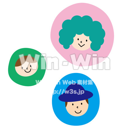 北欧風の人物のCG・イラスト素材 W-029786