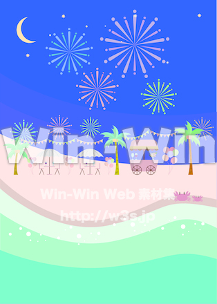 街ブラシ(パーティ会場・背景)のCG・イラスト素材 W-029469