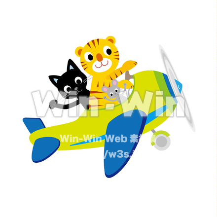 飛行機のCG・イラスト素材 W-029271