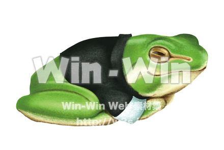 おやゆび姫_かえるのCG・イラスト素材 W-029696