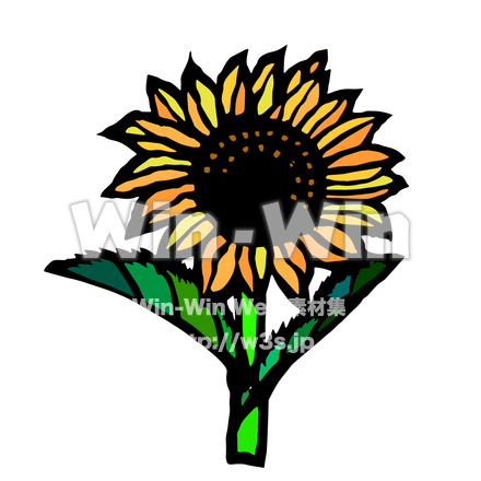 ひまわりのCG・イラスト素材 W-028927