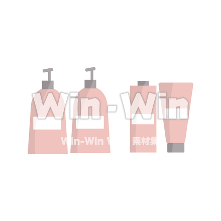 ボトル&チューブのCG・イラスト素材 W-029941