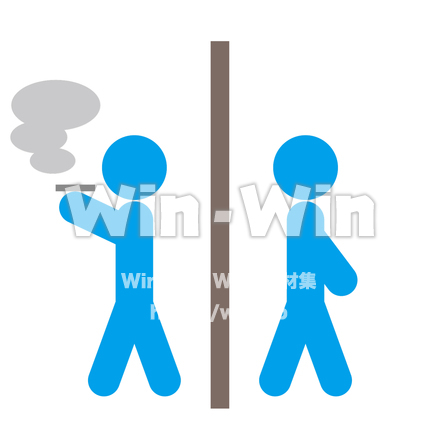 分煙のCG・イラスト素材 W-028261