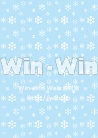 パターンスウォッチ(雪)のCG・イラスト素材 W-029444